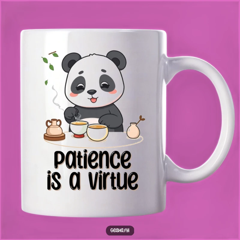 Funny Panda Tea Ceremony Mug: A Hilarious Gift for Tea Lovers