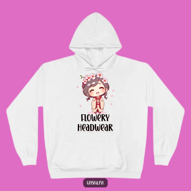 Cozy Funny Geisha Hoodie: Embrace Spring Giggles and Warmth