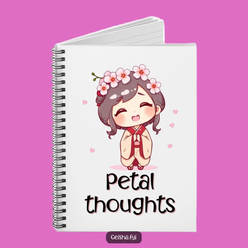 Funny Geisha Notebook: Jot Down Ideas with Giggling Charm
